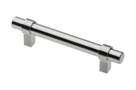 Meble modułowe i akcesoria - Reling Meblowy Gtv Triest, C=96 Mm, L=136 Mm, Stal, Stal Szczotkowana - miniaturka - grafika 1