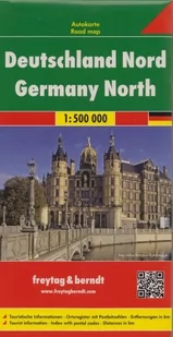 Freytag&amp;Berndt Niemcy część północna mapa 1:500 000 Freytag & Berndt - Atlasy i mapy - miniaturka - grafika 1