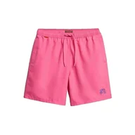 Kąpielówki męskie - Superdry Essential 16 kąpielówki męskie różowe - miniaturka - grafika 1