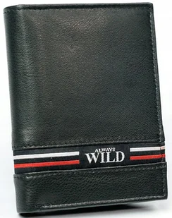 Portfel męski Always Wild N4-GV czarny - Portfele - miniaturka - grafika 1