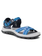 Buty trekkingowe damskie - Keen Sandały Terradora II Strippy Open Toe 1024876 Niebieski - miniaturka - grafika 1