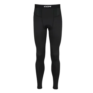 Spodnie kompresyjne CCM  Compression Pant Black Youth L - Hokej - miniaturka - grafika 1