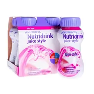 Żywienie medyczne - Nutridrink Juice Style truskawka, 4 x 200ml KRÓTKA DATA 25.01.2023 - >>> DARMOWA od 99zł <<< w 24h ! - miniaturka - grafika 1