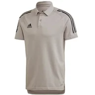 Koszulki sportowe męskie - Adidas, Koszulka męska, Polo Condivo 20 ED9247, beżowy, rozmiar M - miniaturka - grafika 1
