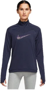 NIKE W NK DF SWOOSH HBR HZ PACER Koszula damska fioletowa S - Koszule damskie - miniaturka - grafika 1