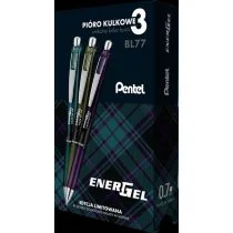 Pióro kulkowe 0.7 3 szt. z wkładami PENTEL BL77A2-ST3 - Przybory szkolne - miniaturka - grafika 1