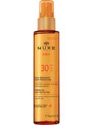 Balsamy i kremy do opalania - NUXE Sun Tanning Oil Face & Body SPF30 (150ml) - miniaturka - grafika 1