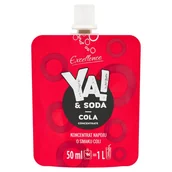 Syropy i koncentraty owocowe - Excellence Ya! & Soda Koncentrat napoju o smaku coli 50 ml - miniaturka - grafika 1