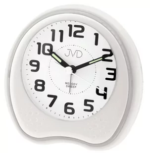 Budzik JVD SRP130.1 Płynący sekundnik Melodia - Zegary - miniaturka - grafika 1