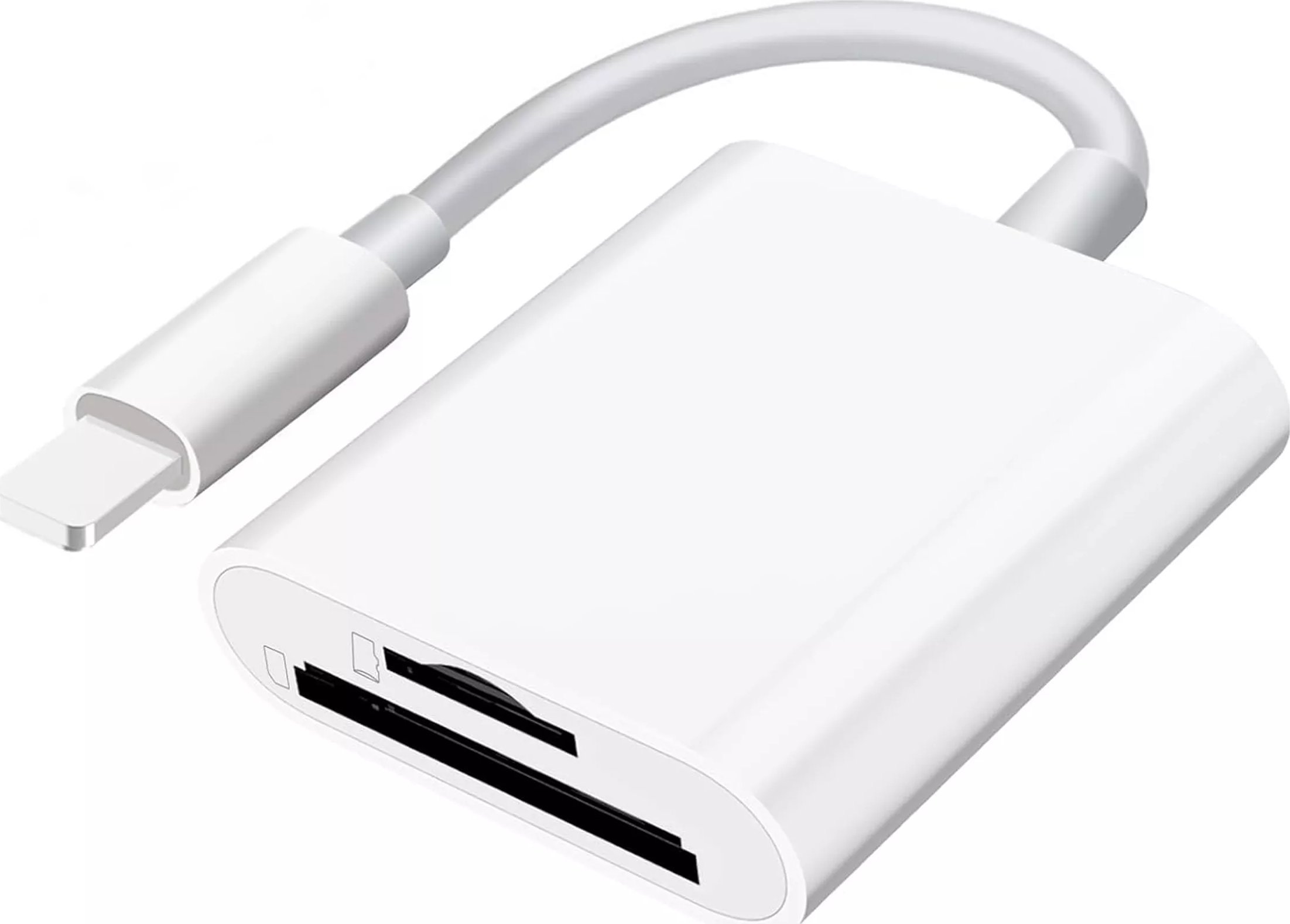 Apple Alogy Czytnik kart pamięci Alogy SD Micro Card Reader do iPhone iPad adapter przejściówka Lightning