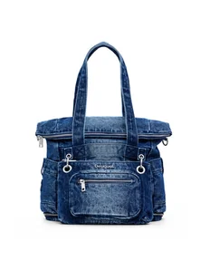Desigual Plecak 25SAKD02 Granatowy - Torebki damskie - miniaturka - grafika 1