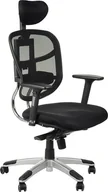 Fotele i krzesła biurowe - Krzesło biurowe Stema HN-5018 Czarne - miniaturka - grafika 1
