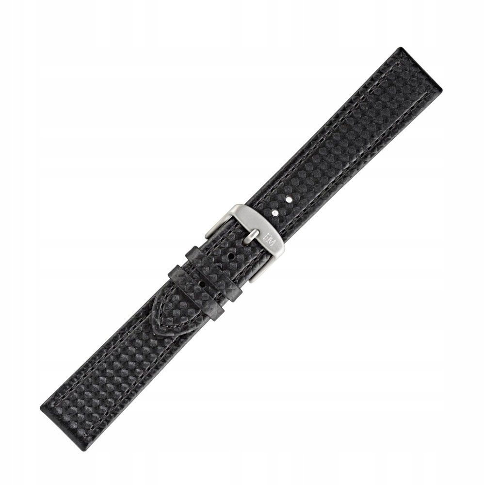 Pasek MORELLATO CAPOETRA skórzano-materiałowy czarny 22 mm