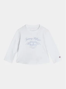 Tommy Hilfiger Bluzka KN0KN01917 Biały Regular Fit - Bluzki damskie - miniaturka - grafika 1