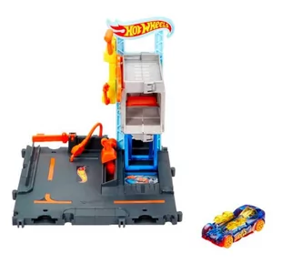 Mattel Warsztat Hot Wheels HDR25 HDR25 - Tory, garaże, parkingi - miniaturka - grafika 2