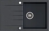 Zlewozmywaki - Kernau Zlew KGSV 45A 1B1D Black Metallic - miniaturka - grafika 1