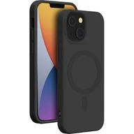 Etui i futerały do telefonów - Etui BIGBEN Silicone Case MagSafe do Apple iPhone 14 Czarny - miniaturka - grafika 1