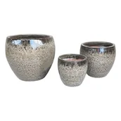 Donice - Donica mrozoodporna Belly Falling Brown 41 x 33 cm brązowy - miniaturka - grafika 1