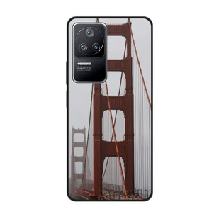 Pokrowiec König Design kompatybilny z plastikowym, miękkim etui na telefon Xiaomi Poco F4 - Etui na telefon Golden Gate Bridge - Etui i futerały do telefonów - miniaturka - grafika 1