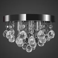 Lampy sufitowe - GSTORE Wisząca lampa sufitowa z kryształkami chromowa GS-240688 - miniaturka - grafika 1