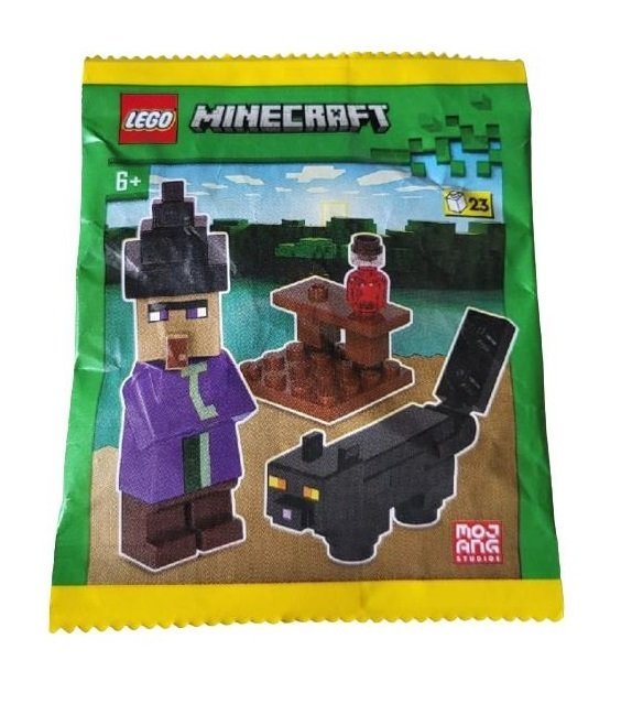 LEGO Minecraft Zestaw - Witch with Black Cat and Potion 662408 polybag klocki