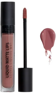Matowa szminka Gosh Liquid Matte Lips 007 Nougat Crisp 4ml (5711914103668) - Szminki - miniaturka - grafika 1