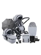 Wózki dziecięce - Wózek głęboko-spacerowy iCandy Peach 7 light grey - kompletny zestaw - miniaturka - grafika 1