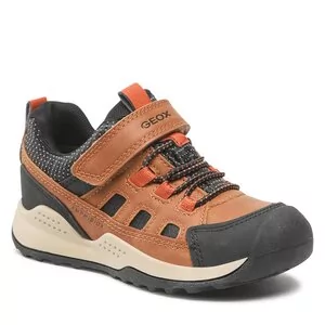 Buty dla chłopców - Sneakersy Geox - J Teram B.B Abx A J26AEA 0MEFU C6FN6 S Brown/Rust - grafika 1