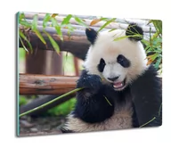 Deski do krojenia - szklana osłonka kuchenna Panda bambus drewno 60x52, ArtprintCave - miniaturka - grafika 1