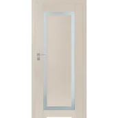 Drzwi wewnętrzne - Voster Drzwi wewnętrzne łazienkowe z podcięciem wentylacyjnym bezprzylgowe Esento 90 prawe Kaszmir/Cashmere - miniaturka - grafika 1