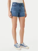 Spodenki damskie - Guess Jeans Szorty jeansowe W5GD0S D5O13 Niebieski Regular Fit - miniaturka - grafika 1