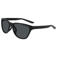 Okulary przeciwsłoneczne - NIKE NIKE MAVERICK RISE DQ0797, mieszane okulary przeciwsłoneczne, MATTE BLACK/DARK GREY, 56 - miniaturka - grafika 1