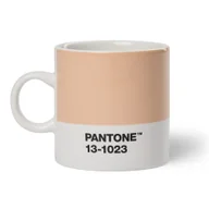 Kubki - Pomarańczowy ceramiczny kubek na espresso 120 ml Peach Fuzz 13-1023 – Pantone - miniaturka - grafika 1