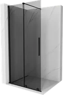 Ścianki i drzwi prysznicowe - Mexen Velar ścianka prysznicowa rozsuwana Walk-in 120 x 200 cm, grafit 8 mm, czarna - 871-120-000-43-70 - miniaturka - grafika 1