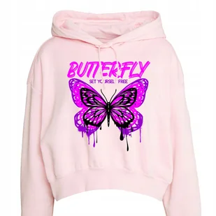 RÓŻOWA BLUZA Damska SET YOURSELF FREE Motywacyjne Mix Wzorów Rozmiar 122 cm - Zestawy upominkowe - miniaturka - grafika 1