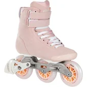 Rolki - Rolki Fitness Damskie Powerslide Pheme Pink 100 - miniaturka - grafika 1