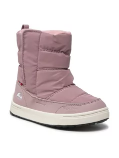 Buty dla dziewczynek - Viking Śniegowce Hoston R Wp 3-91600-94 Różowy - grafika 1