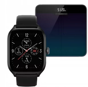 Smartwatch Amazfit Gts 4 Czarny + Waga Smart Scale - Monitory aktywności - miniaturka - grafika 1