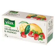 Herbata - Vitax HERBATA INSPIRATIONS TRUSKAWKA&MANGO 20 TOREBEK - miniaturka - grafika 1