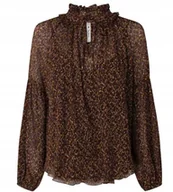 Bluzki damskie - PEPE JEANS BLUZKA DAMSKA WIELOKOLOROWA S P9U - miniaturka - grafika 1