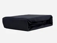 Prześcieradła - PRZEŚCIERADŁO Z GUMKĄ JERSEY VIP BOK 30CM BAWEŁNIANE CZARNE 90x200 - miniaturka - grafika 1