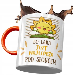 Kubek Pomarańczowy Dla Lary Żony Koleżanki Prezent z Nadrukiem ze Zdjęciem + Opakowanie na prezent (wzór 04) - Kubki Kubek Pomarańczowy Dla Lary Żony Koleżanki Prezent z Nadrukiem ze Zdjęciem + Opakowanie na prezent (wzór 04) - Kubki - miniaturka - grafika 1