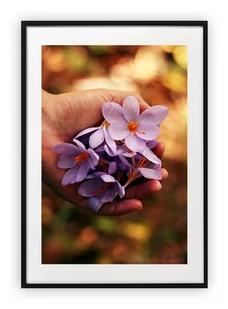 Plakat B1 70x100 cm Kwiaty na dłoni WZORY - Plakaty - miniaturka - grafika 1
