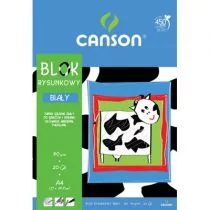 Canson Blok rysunkowy A4 20 kartek niebieski - Szkolne artykuły papiernicze - miniaturka - grafika 2
