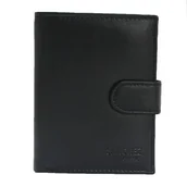 Portfele - Portfel męski skórzany z ochroną RFID czarny - miniaturka - grafika 1
