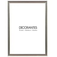 Ramki na zdjęcia - Ramka Drewniana Na Zdjęcia Srebrna 15X21 Cm - miniaturka - grafika 1