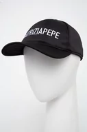 Czapki damskie - Patrizia Pepe czapka z daszkiem kolor czarny z aplikacją - miniaturka - grafika 1