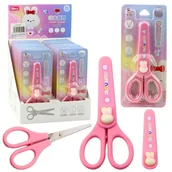 Nożyczki - Nożyczki zzkolne z osłonką biały zajączek 14cm - miniaturka - grafika 1