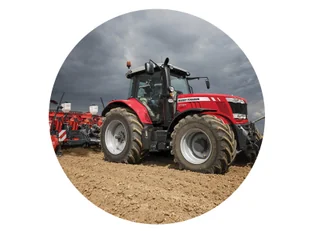 Dekoracyjny opłatek tortowy Traktor - 20 cm - Ciasta i półprodukty do ciast - miniaturka - grafika 1