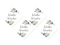 Wesele i ślub - Zawieszki z wstążeczką na wódkę weselną - 12 szt. - miniaturka - grafika 1